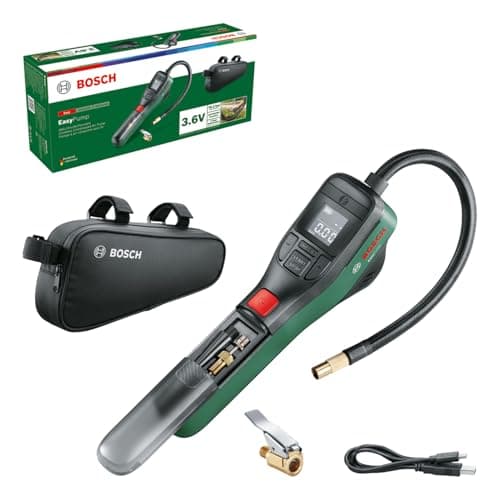 Mini-compresseur électrique Bosch EasyPump avec batterie et accessoires