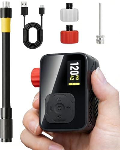 Pompe à vélo électrique portable avec écran LED