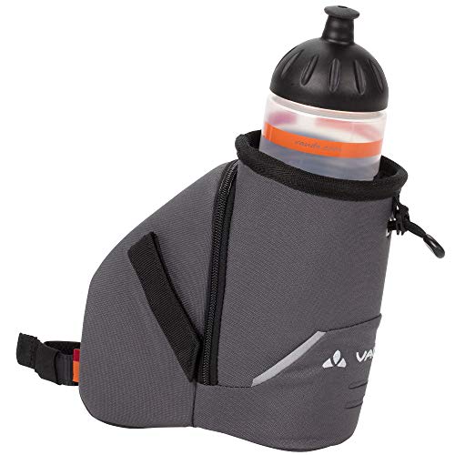 Sacoche de selle de vélo grive étanche de capacité minie 0,5 litre avec porte-bouteille, Vaude, respectueuse de l'environnement avec conception écologique