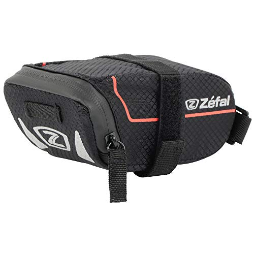 Sacoche de selle de vélo noire ultra light Zefal en polyester de capacité moyenne