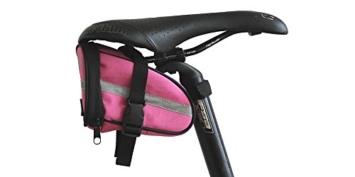 Sacoche de selle de vélo rose